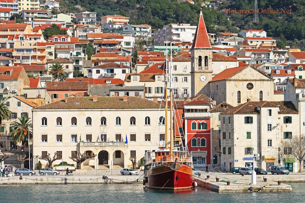 Apartments Villa Flamingo Makarska Bagian luar foto